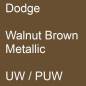 Preview: Dodge, Walnut Brown Metallic, UW / PUW.